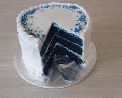 Graduation - Blue Velvet Cake